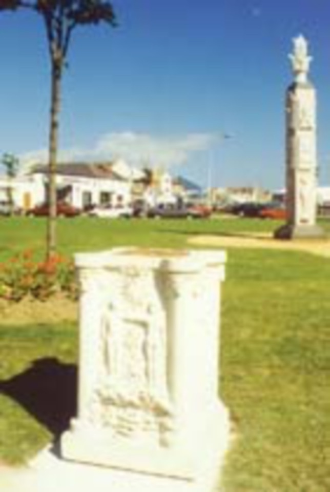 Bin and Sculpture